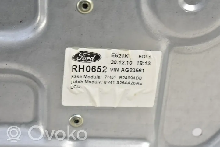 Ford Kuga I Mécanisme lève-vitre de porte arrière avec moteur 7M51-R045H22-A