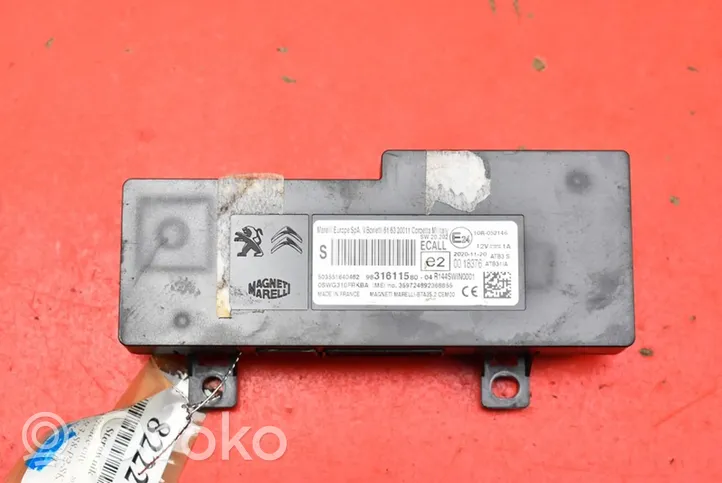 Toyota Proace Centralina/modulo motore ECU 9831611580