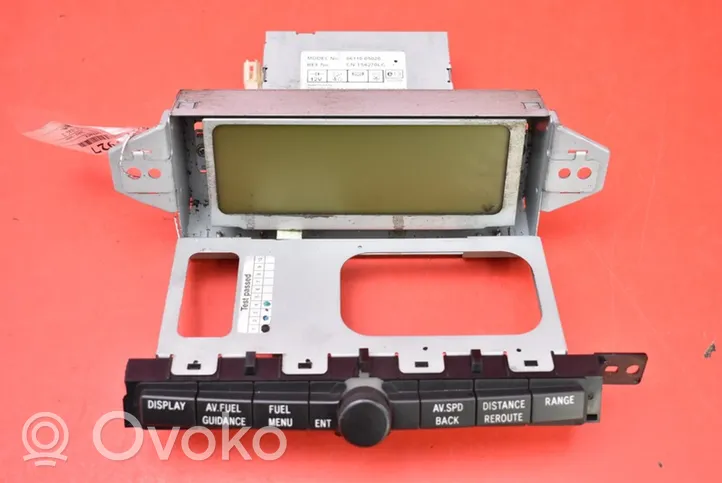 Toyota Avensis Verso Radio/CD/DVD/GPS-pääyksikkö 86110-05020