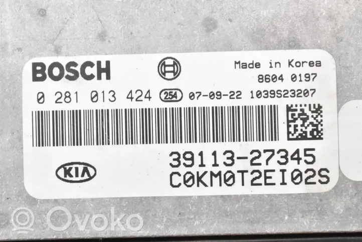 KIA Sportage Unité de commande, module ECU de moteur 39113-27345