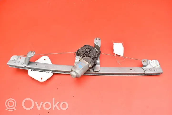 Dacia Logan I Front door window regulator with motor 400726D