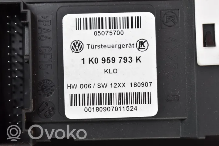 Volkswagen Golf V Elektryczny podnośnik szyby drzwi przednich 1K3837401B
