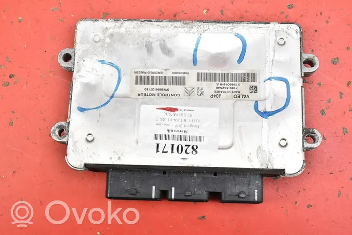 Peugeot 207 CC Komputer / Sterownik ECU silnika 9664127180