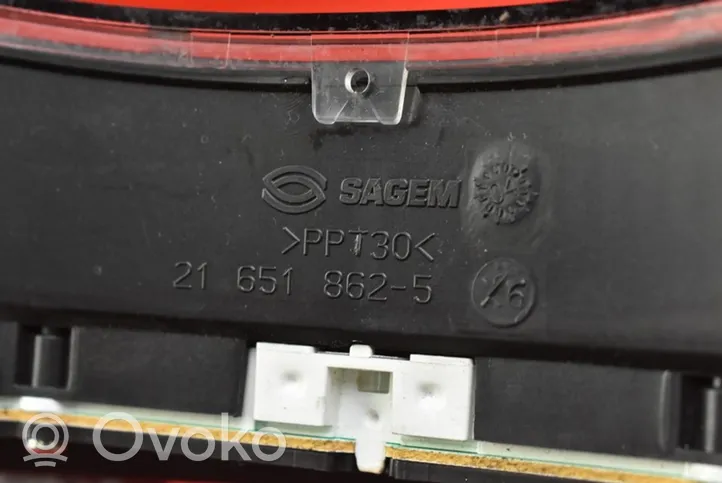 Peugeot 307 CC Spidometras (prietaisų skydelis) 21651862-5