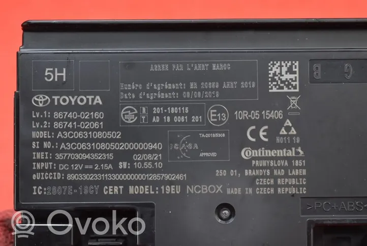 Toyota Corolla E10 Moottorin ohjainlaite/moduuli (käytetyt) 86740-02160