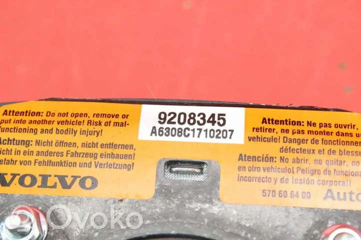 Volvo S60 Poduszka powietrzna Airbag kierownicy 9208345