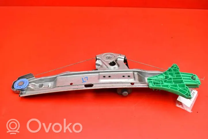 Opel Astra J Rear door window regulator with motor 13350761