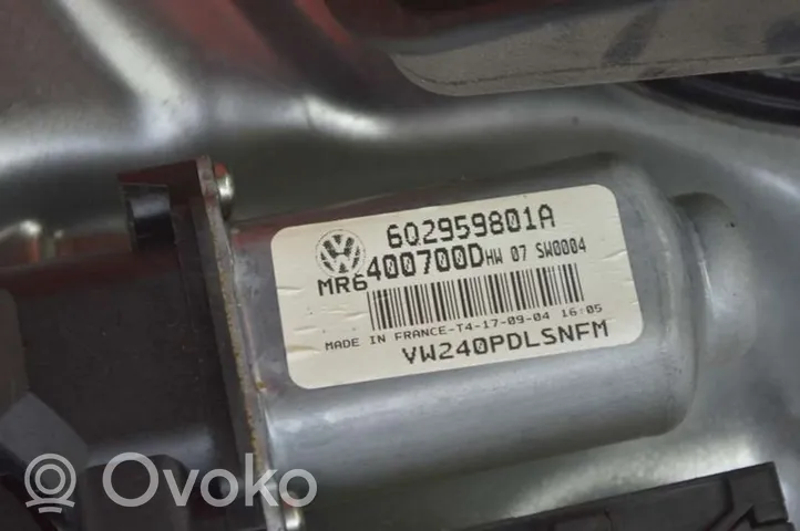 Volkswagen Polo Alzacristalli della portiera anteriore con motorino 6Q2959801A