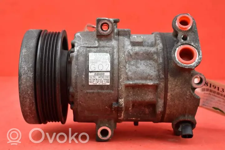 Opel Corsa D Air conditioning (A/C) compressor (pump) 55701200