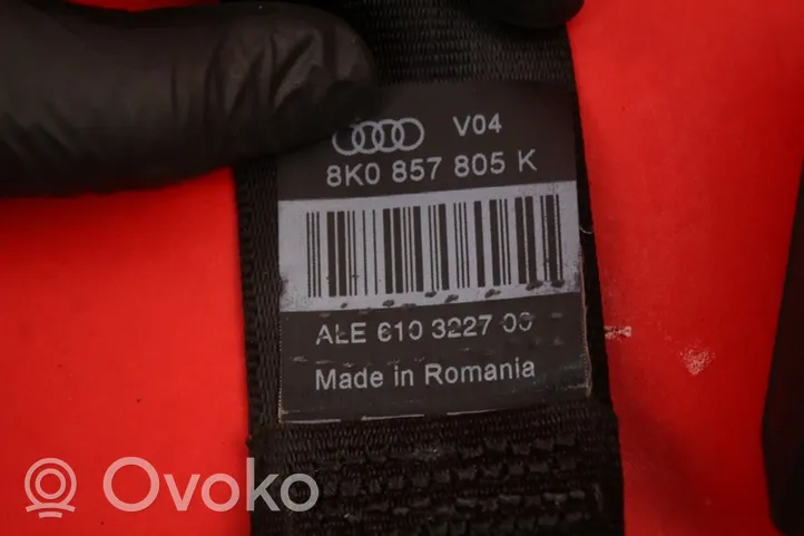 Audi A4 S4 B8 8K Etuistuimen turvavyö 8K0857805K