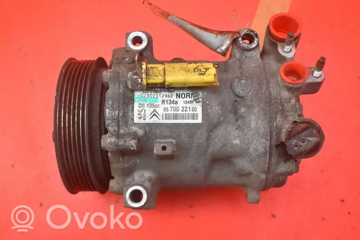 Citroen C5 Air conditioning (A/C) compressor (pump) 9670022180