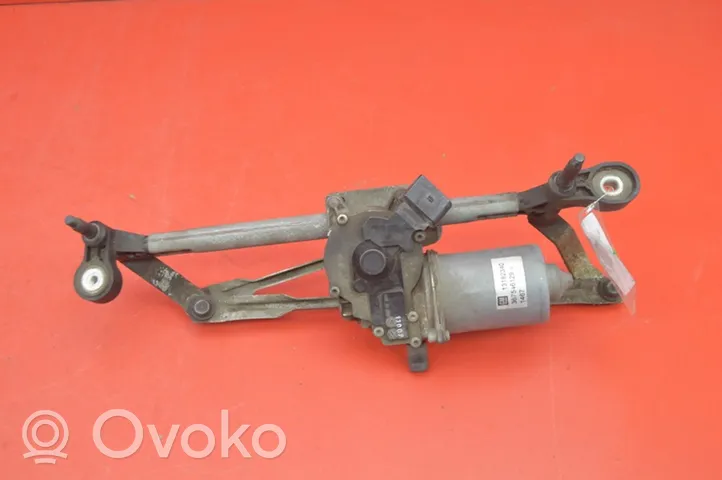 Opel Corsa D Mechanizm i silniczek wycieraczek szyby przedniej / czołowej 13182340