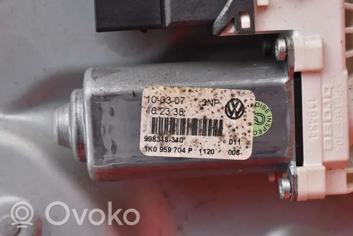 Volkswagen Golf V Elektryczny podnośnik szyby drzwi tylnych 1K9839756A