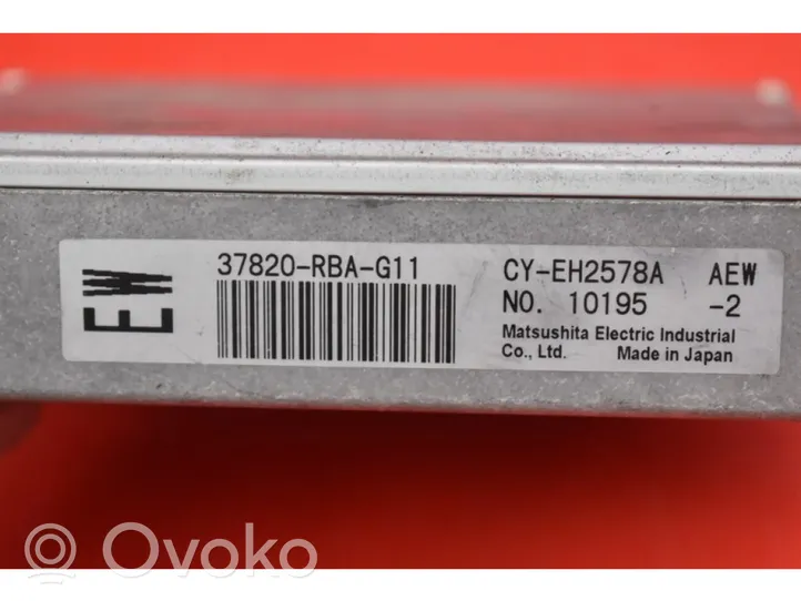 Honda Accord Komputer / Sterownik ECU silnika 37820-RBA-G11