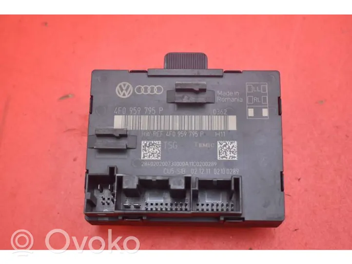 Audi Q7 4L Unité de commande, module ECU de moteur 4F0959795P