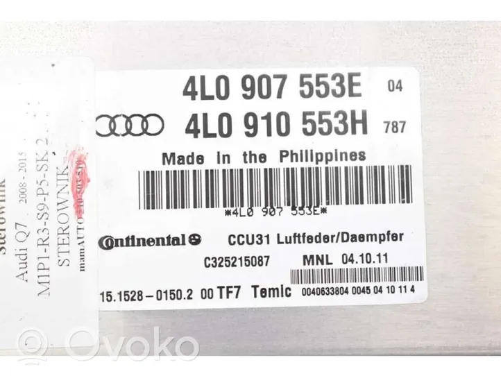 Audi Q7 4L Unité de commande, module ECU de moteur 4L0907553E