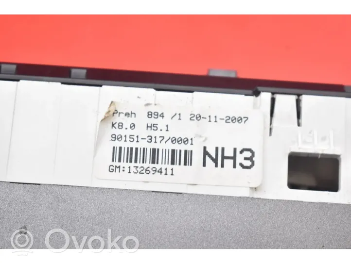 Opel Zafira B Climate control unit 13269411NH3