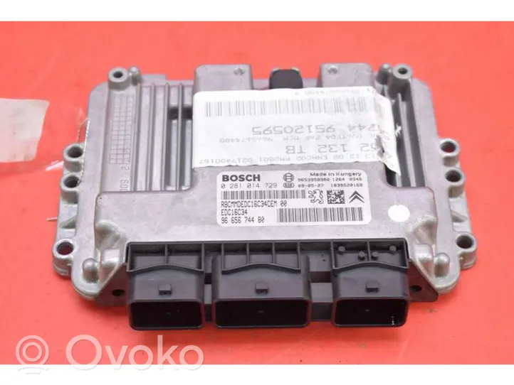 Peugeot 3008 I Unité de commande, module ECU de moteur 9665674480