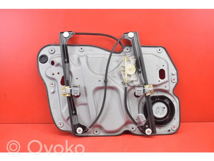 Volkswagen Touran I Front door window regulator with motor 1T1837730AE