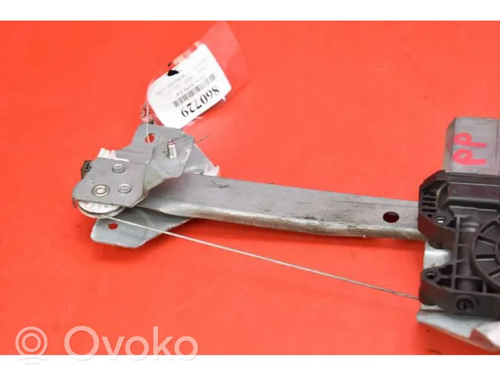 Dacia Dokker Front door window regulator with motor 807209071R