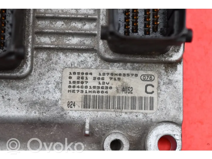 Alfa Romeo 147 Unité de commande, module ECU de moteur 0261206715