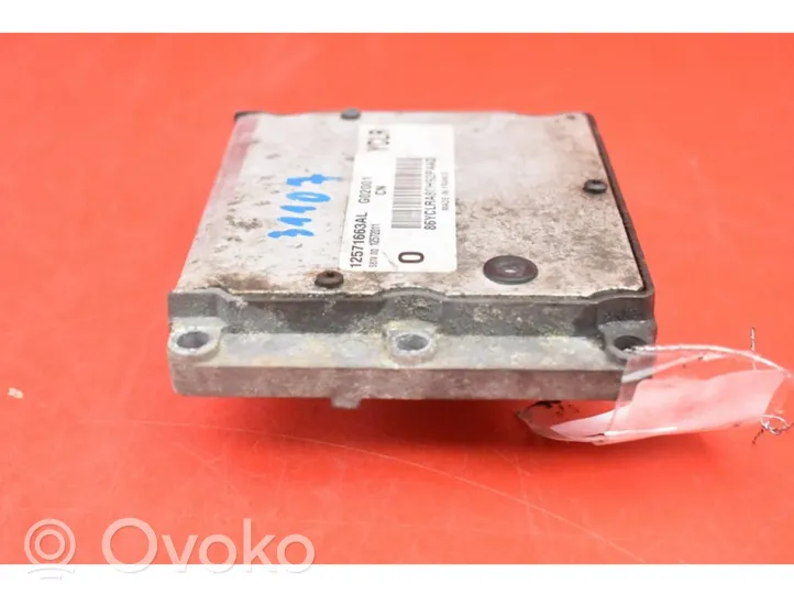 Opel Vectra C Блок управления двигателем ECU 12571663AL