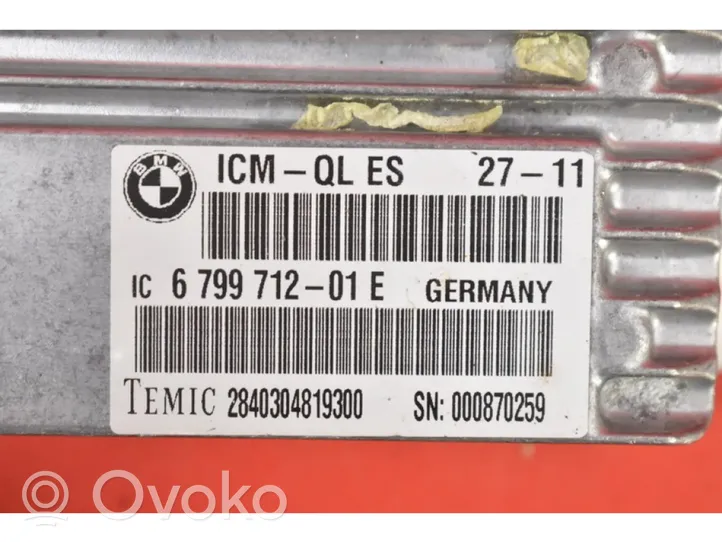 BMW 5 F10 F11 Unité de commande, module ECU de moteur 6799712