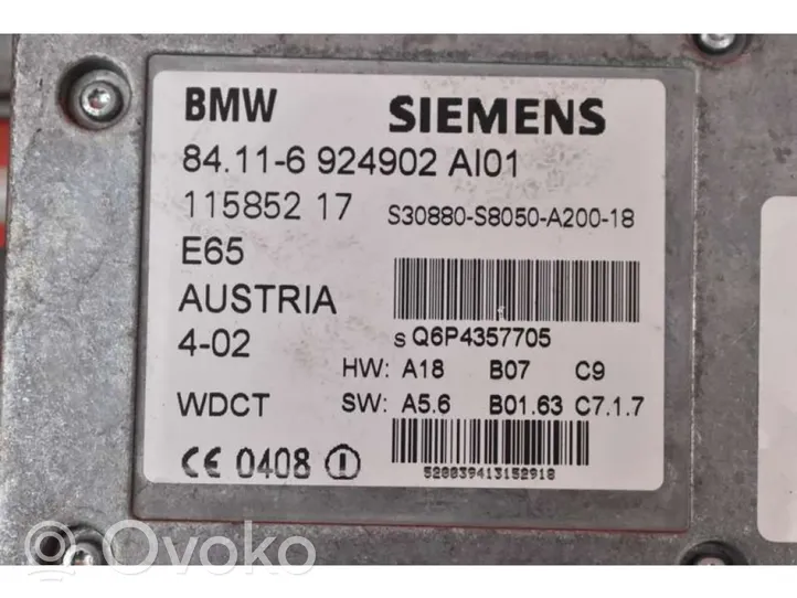 BMW 7 E65 E66 Komputer / Sterownik ECU silnika 6924902