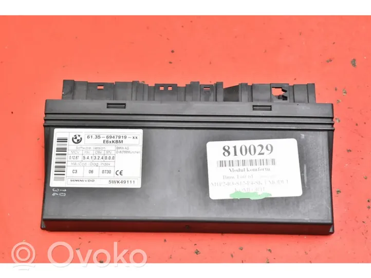 BMW 5 E60 E61 Komforto modulis 6947919