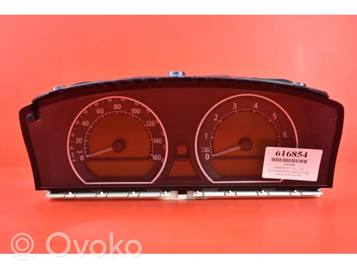 BMW 7 E65 E66 Compteur de vitesse tableau de bord 62.11-6925323