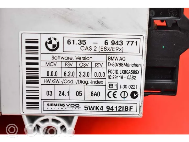 BMW X3 E83 Unité de commande, module ECU de moteur 6943771