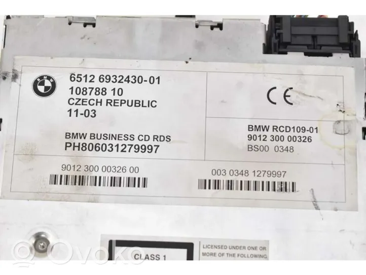 BMW X3 E83 Unità principale autoradio/CD/DVD/GPS 6932430