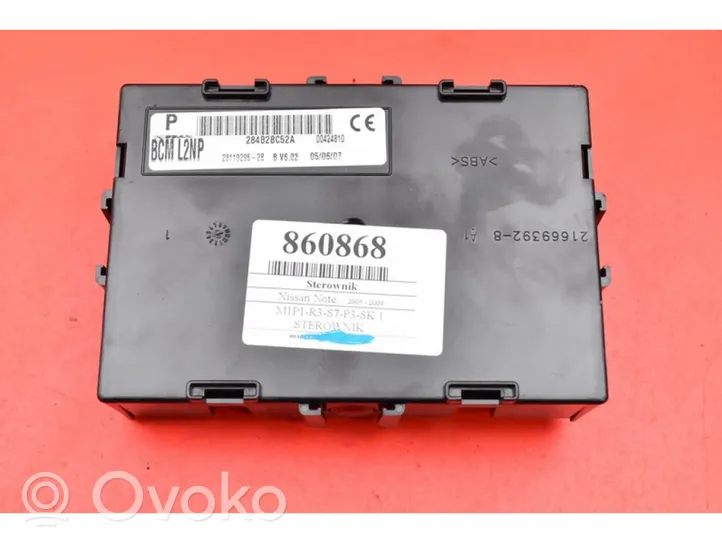 Nissan Note (E11) Unité de commande, module ECU de moteur 284B2BC52A