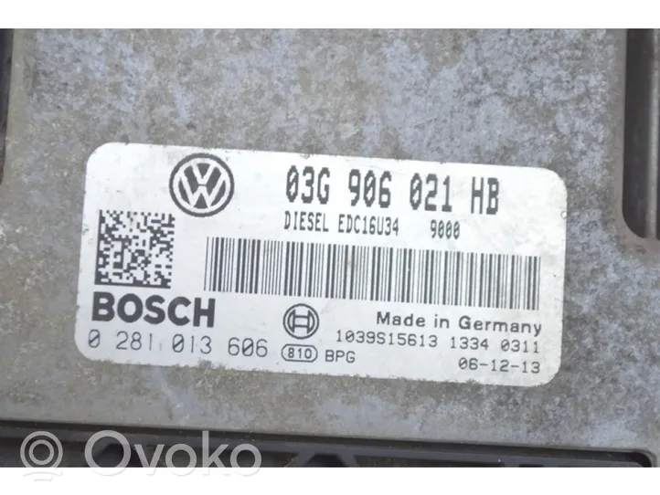 Volkswagen Golf V Galios (ECU) modulis 03G906021HB