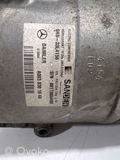 Mercedes-Benz E W212 Compressore aria condizionata (A/C) (pompa) A0038301660