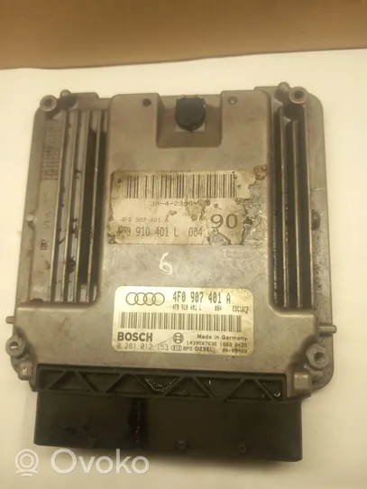 Audi A6 S6 C6 4F Unidad de control/módulo del motor 4F0907401A