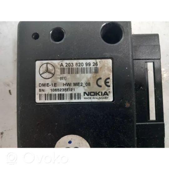 Mercedes-Benz C W203 Telefono valdymo blokas A2038209926