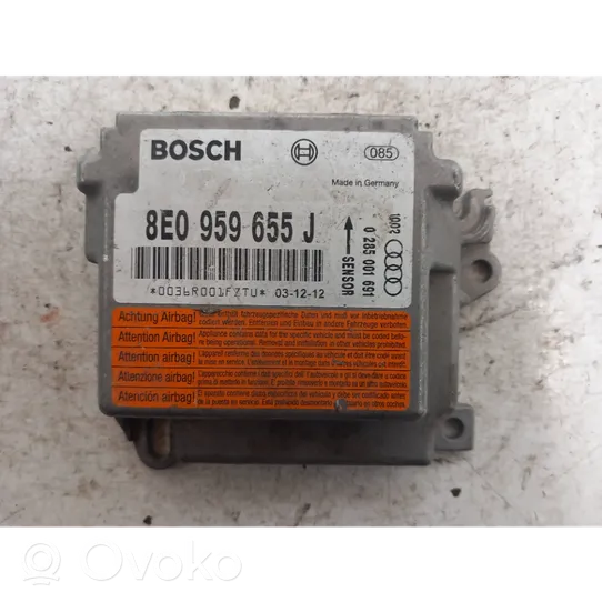 Audi A4 S4 B6 8E 8H Oro pagalvių valdymo blokas 8E0959655J