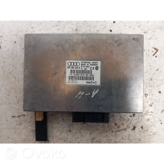 Audi A4 S4 B6 8E 8H Module unité de contrôle Bluetooth 8P0862335A