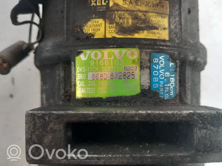 Volvo S60 Air conditioning (A/C) compressor (pump) 9166103