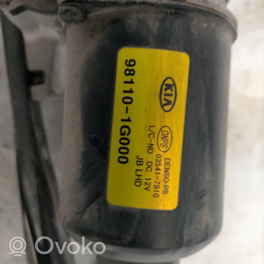 Hyundai Accent Tringlerie et moteur d'essuie-glace avant 981201G000