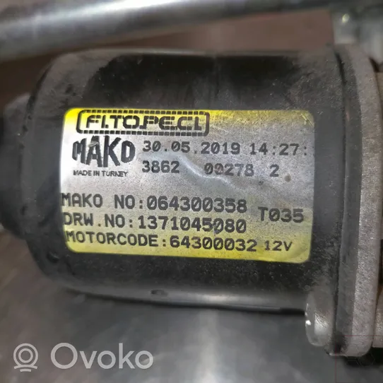 Fiat Fiorino Valytuvų mechanizmo komplektas 98846359