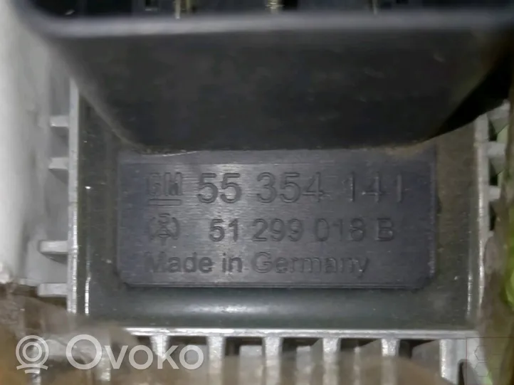 Opel Corsa C Relais de bougie de préchauffage 55354141