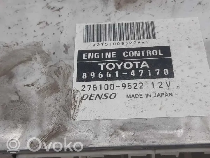 Toyota Prius (XW20) Sterownik / Moduł ECU 8966147170