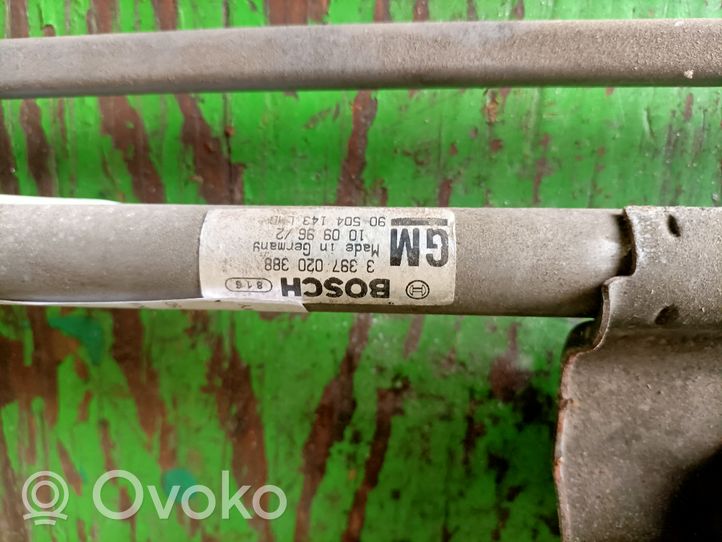 Opel Vectra B Mechanizm i silniczek wycieraczek szyby przedniej / czołowej 3397020388