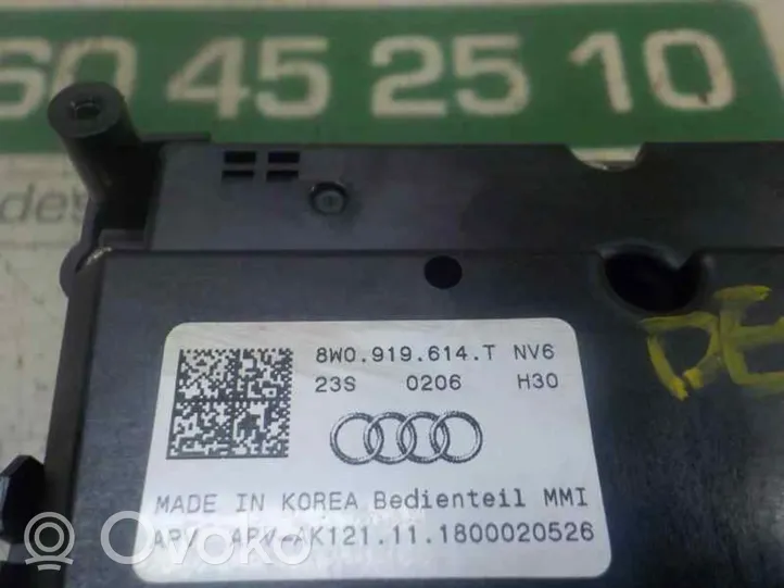 Audi A4 Allroad Interruptor de control multifunción 8W0919614T