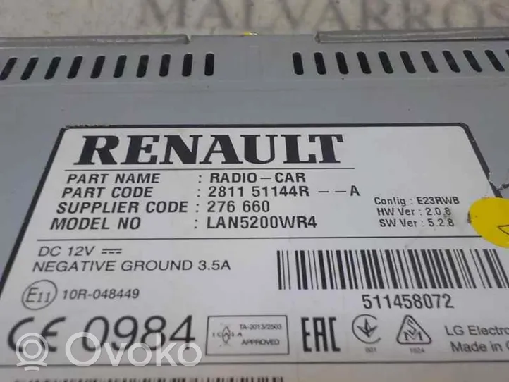 Renault Captur Wyświetlacz Head Up 281158779R