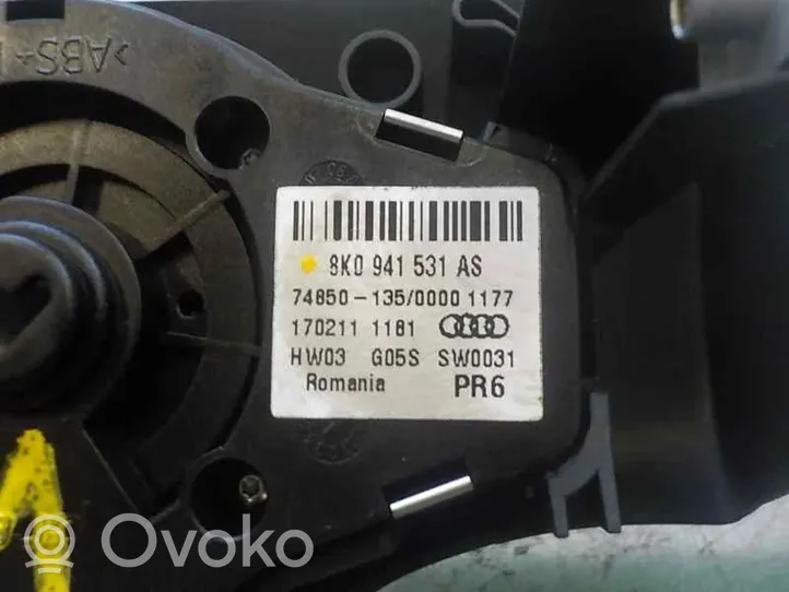 Audi A5 Sportback 8TA Interruttore di regolazione dell’illuminazione del quadro 8K0941531ASWEP