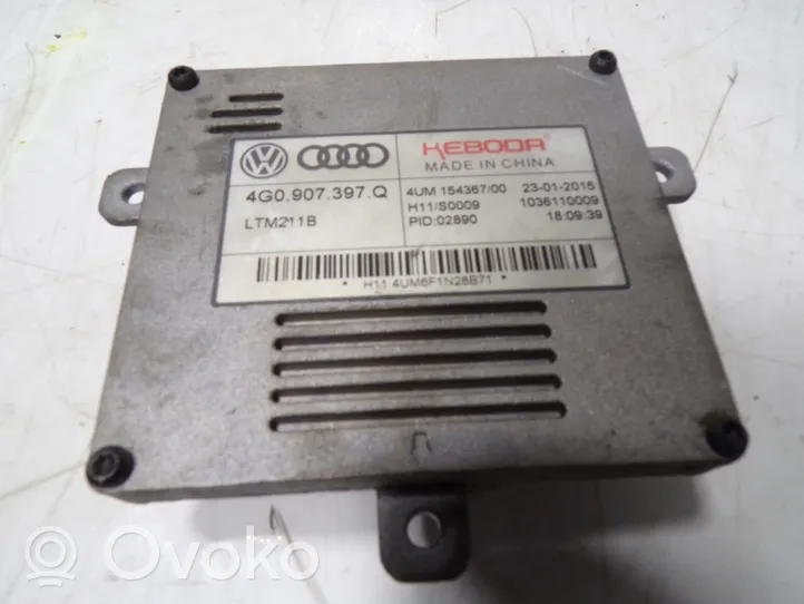 Audi A3 S3 8V Xenon-valojen ohjainlaite/moduuli 4G0907397Q
