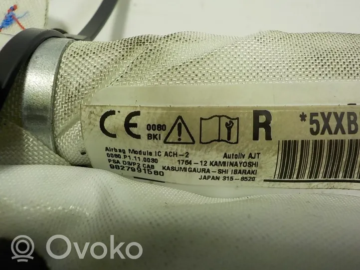 Peugeot 208 Poduszka powietrzna Airbag drzwi przednich 9827991580